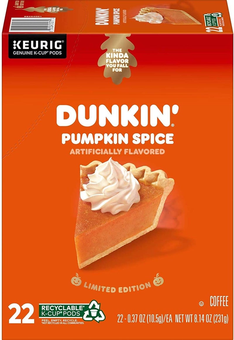 Dunkin' Pumpkin Spice Coffee Pods - 22 Count - Image 2